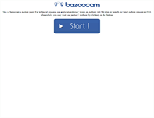 Tablet Screenshot of bazoocam.org